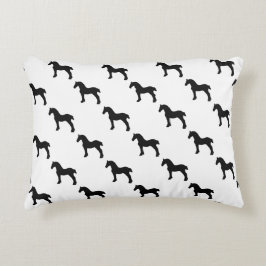 Cojín Decorativo Silueta de caballo de tiro