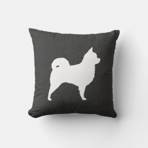 Cojín Decorativo Silueta de Chihuahua de Pelo Largo