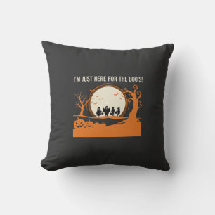 Cojín Decorativo Silueta de fantasma de Halloween Boo