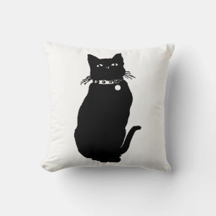 Cojín Decorativo Silueta de Gato
