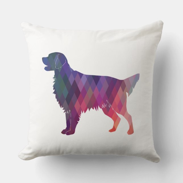 Cojín Decorativo Silueta geométrica de recuperación de recubrimient (Anverso)