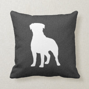 Cojín Decorativo Silueta Rottweiler