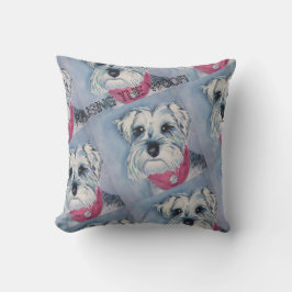 COJÍN DECORATIVO SILVER GRAY SCHNAUZER