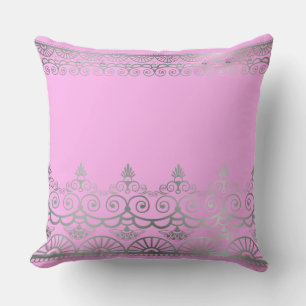 Cojín Decorativo Silver Mehndi - Pillow