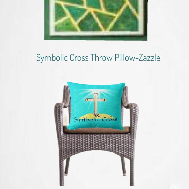 Cojín decorativo simbólico cruzado (Subido por el creador)