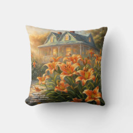 Cojín Decorativo Simbolismo de la Lilium lancifolia