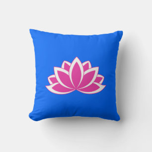Cojín Decorativo Símbolo budista rosa original flor Lotus