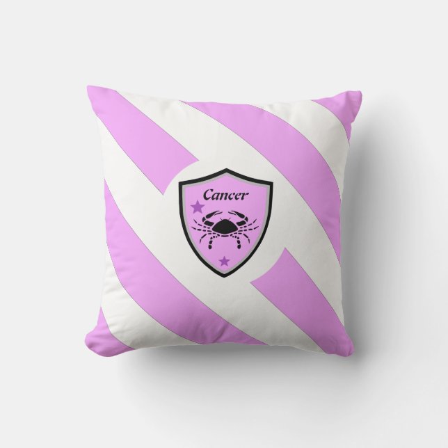 Cojín Decorativo Símbolo de cáncer     (Anverso)