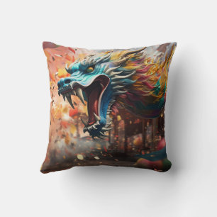 Cojín Decorativo símbolo de dragón chino 2024