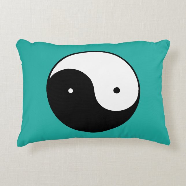 Cojín Decorativo Símbolo de Yin Yang (Anverso)