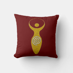 Cojín Decorativo Símbolo espiritual - Diosa De La Tierra Gaya 1 Cue