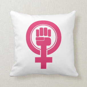 Cojín Decorativo Símbolo femenino de resistencia