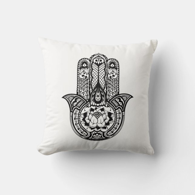 Cojín Decorativo Símbolo inspirado de Hamsa (Anverso)