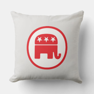 Cojín Decorativo Símbolo político Fiesta republicano (elefante)