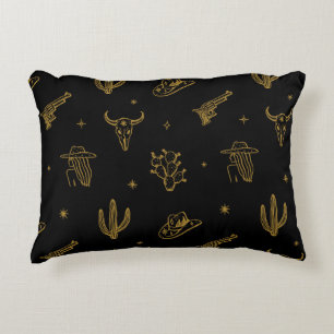 Cojín Decorativo Símbolos bohemios: la magia de la vendimia occiden