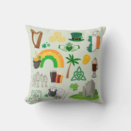 Cojín Decorativo Símbolos de Irlanda