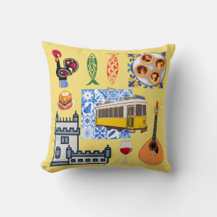 Cojín Decorativo Símbolos de la ciudad de Lisboa