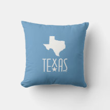 Símbolos de Texas, blanco de Texas, fondo azul
