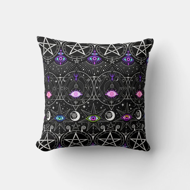Cojín Decorativo Símbolos esotéricos (Anverso)