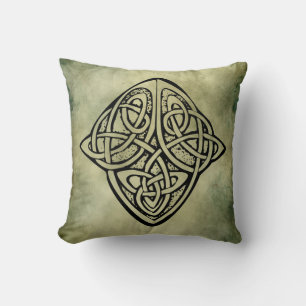 Cojín Decorativo símbolos sagrados celtas irlandeses