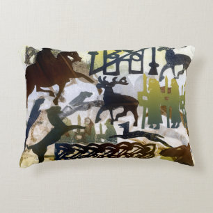 Cojín Decorativo Símbolos y cordón pictos