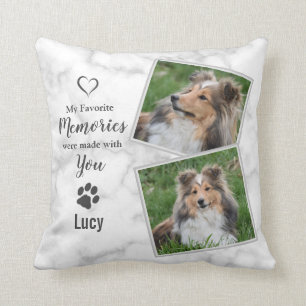 Cojín Decorativo Simpatía en memoria de los Mascotas de perro foto 