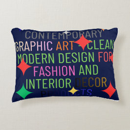 Cojín Decorativo Simple Contemporary Graphic