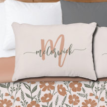 Simple Family Monogram Name Neutral Color