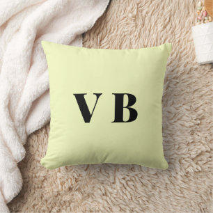 Cojín Decorativo simple minimal color sólido personalizado pastel p