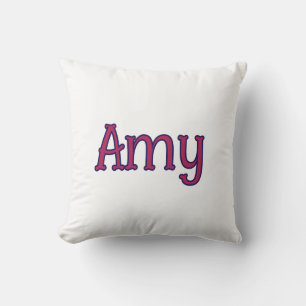 Cojín Decorativo simple monograma de nombre personalizado clásico