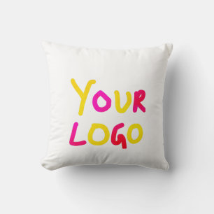 Cojín Decorativo simple y mínimo añadir su logotipo/diseño aquí neg