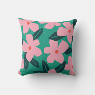 Cojín Decorativo Simplicidad floral: belleza abstracta