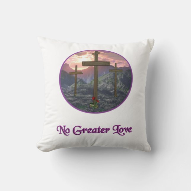 Cojín Decorativo Sin amor mayor (Anverso)