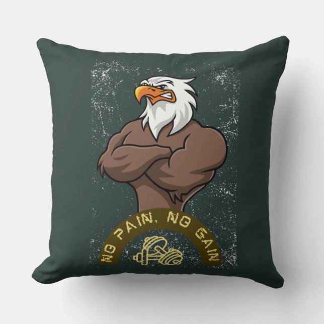 Cojín Decorativo sin dolor ni ganancia (Anverso)