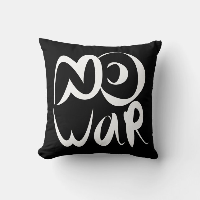 Cojín Decorativo Sin guerra (Anverso)