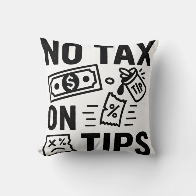 Cojín Decorativo Sin impuestos sobre las sugerencias (Anverso)