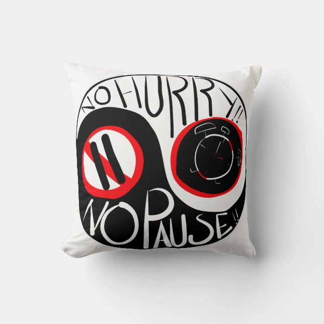 Cojín Decorativo Sin prisa, sin pausa (Anverso)