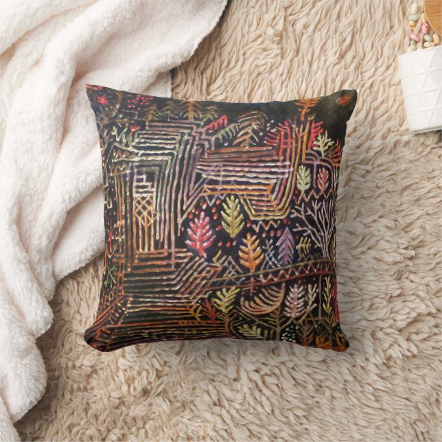 Cojín Decorativo Sin título (Reconstrucción), Paul Klee Resumen de  (Manta)