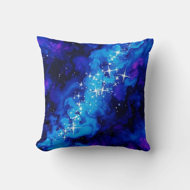 Cojín Decorativo Sinfonía celeste (Anverso)