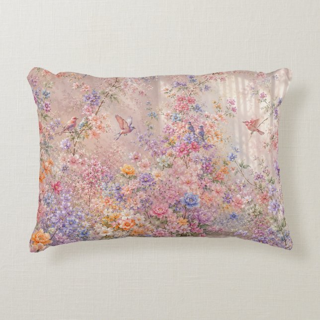 Cojín Decorativo Sinfonía de Flor Secreta (Anverso)