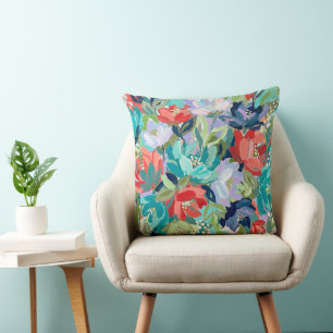 Cojín Decorativo Sinfonía de jardín vibrante