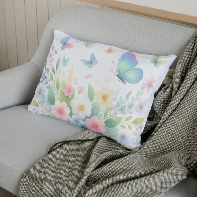 Cojín Decorativo Sinfonía Floral 🌸🦋 (Subido por el creador)