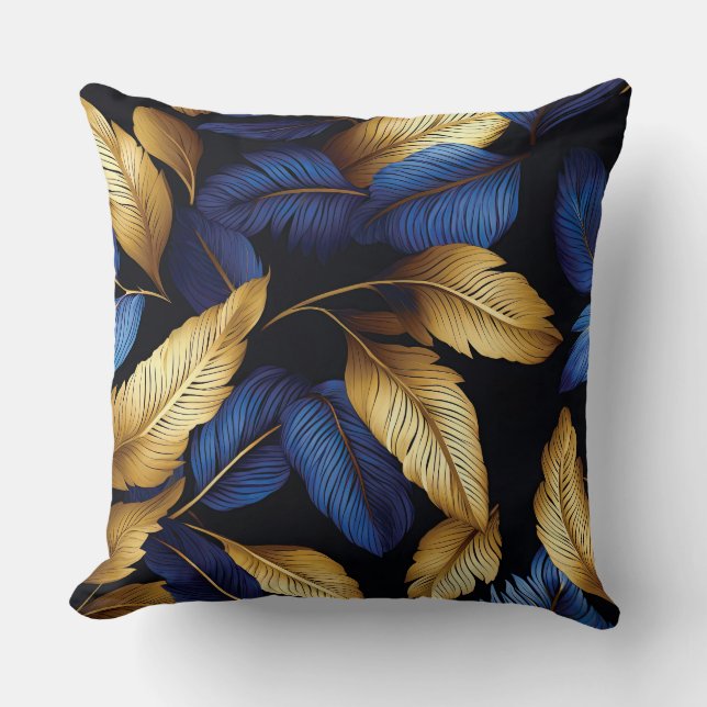 Cojín Decorativo Sinfonía Starlit Sapphire Botanica (Anverso)