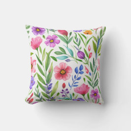 Cojín decorativo sinfónico floral
