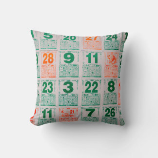 Cojín Decorativo Singapur-21 JUL 2019: Papel del calendario chino v