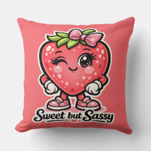 Cojín Decorativo Sintiéndose afrutado - Dulce pero Sassy - Amantes