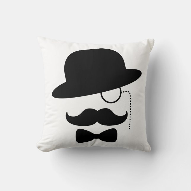 Cojín Decorativo Sir con el bigote (Anverso)