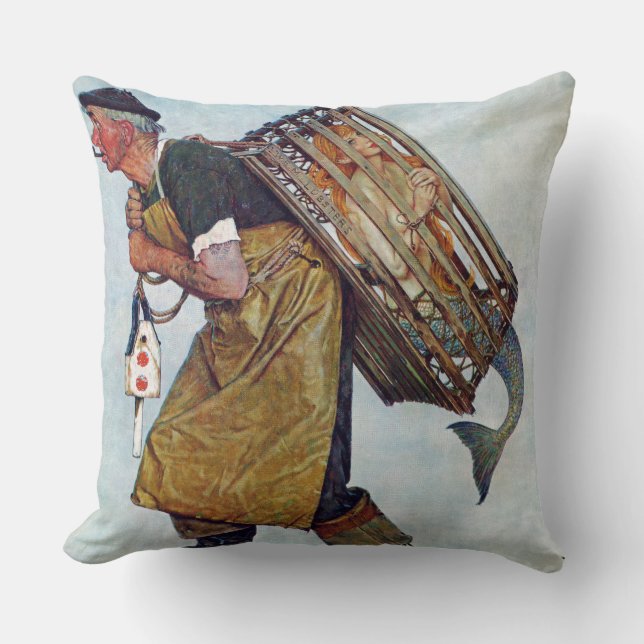 Cojín Decorativo Sirena (Anverso)