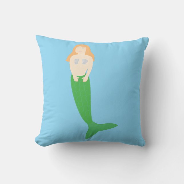 Cojín Decorativo Sirena (Anverso)