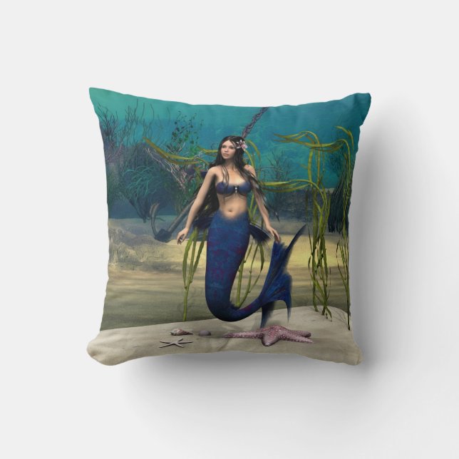 Cojín Decorativo Sirena (Anverso)